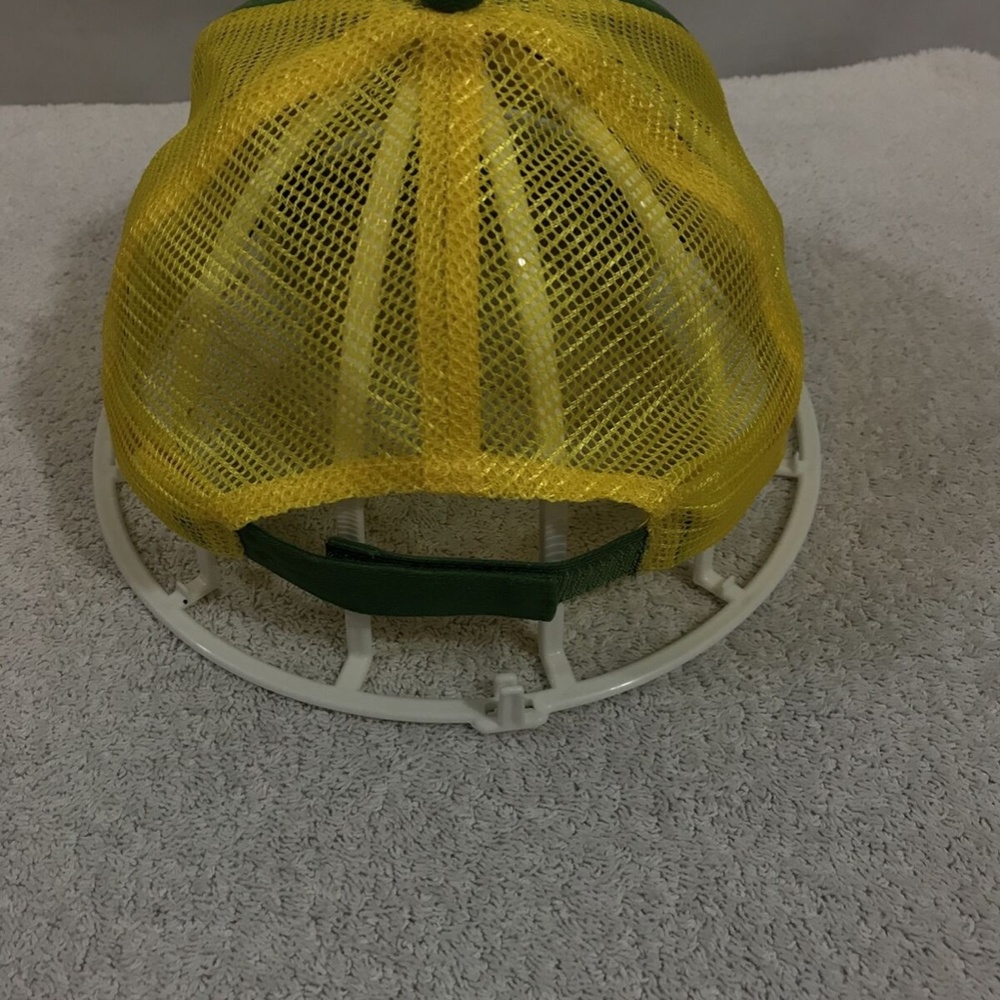 John Deere green & yellow snapback trucker hat - mens one size. - Picture 3 of 6